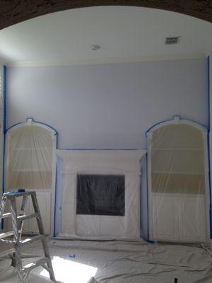 Type of Work: Painting an Accent wall, Prep