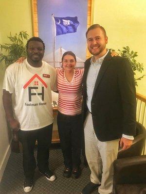 Closing time! Congrats Ashley on your new home. Thanks Shawn from Footman Homes with the great service.