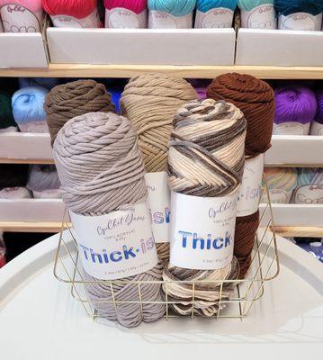 100% Fluffy Acrylic Yarn - Available in 37 Solid & 14 Multi colors - https://www.guchet.com/guchetyarns/thickish