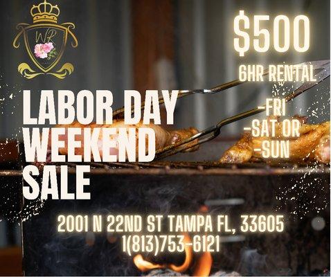 Labor Day Weekend Special