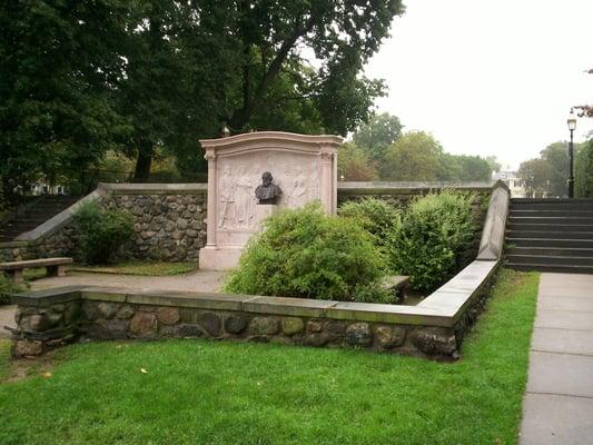 Longfellow Memorial by Daniel Chester French, Longfellow Park, Cambridge, MA