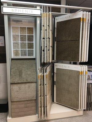 We are the only store locally that carries Phenix Brand Pet Protect Stainmaster Carpet.  You have to feel this carpet to appreciate it!