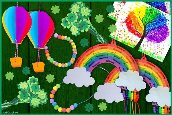 St Patrick Rainbow Craft Box