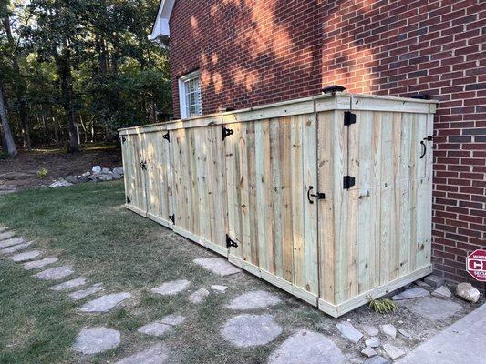 New Fence Enclosure