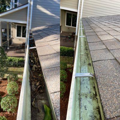 Gutters cleaning service