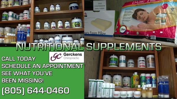 Supply of nutritional supplements for you convenience.