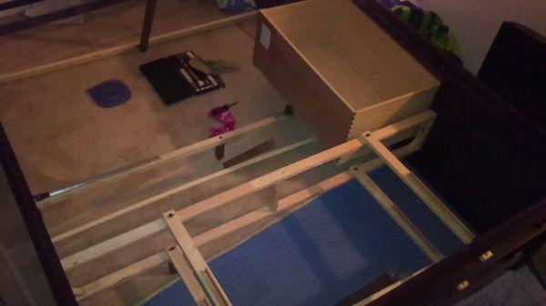 Bed disassembly.