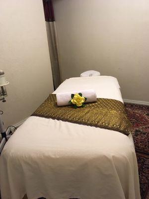 Massage and facial area