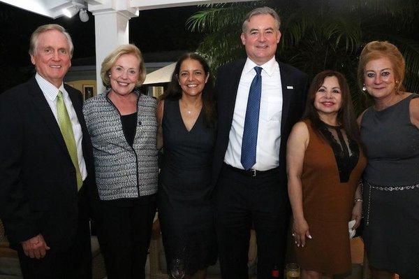 John and Maria Harris, Managing Director; Jim and Deborah Davidson and guests; Coral Gables Trust Company/ COral Gables Community Foundation