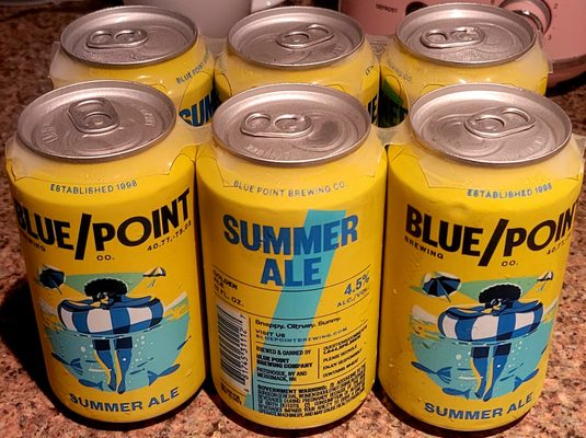 Blue Point Brewing Co. Summer Golden Ale Beer 12floz Cans 6pk $12.99 (07/15/23). @WebsterLiquor #JerseyCity #LiquorStore @BluePointBrewing