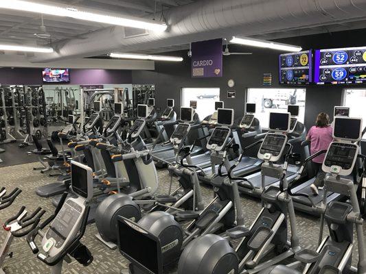 Variety of Cardio Machines