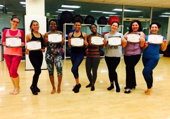 Samba Queens Academy Oakland Level 1 graduates! First graduating class of 2017!