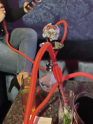 Hookah available.