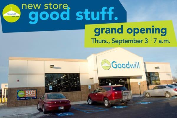 Join us for our Grand Opening, September 3, 2015!