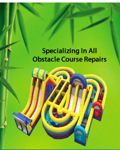 Were experienced in repairing all different styles of obstacle courses and interactive inflatables.