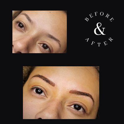 Powder Brows, lasts 2 to 5 years