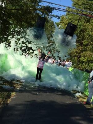 Green w envy #bubblerun #bubblerunnola #amfun