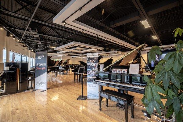 Inside our Melville NY Piano Showroom