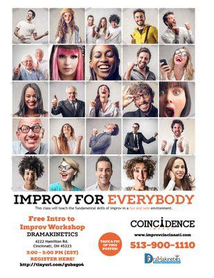 Free 2-hour Intro to Improv Workshop!