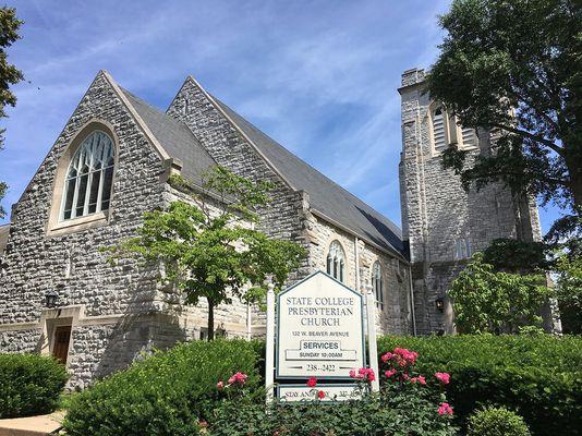 State College Presbyterian Church - on the corner of Beaver Avenue and Fraser Street