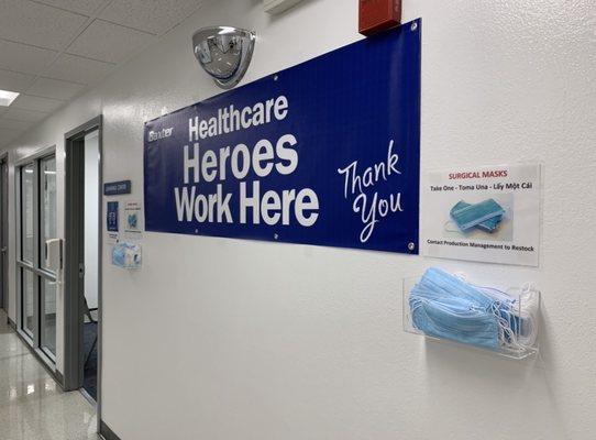 Thank you Baxter Healthcare heroes!