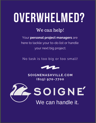 Overwhelmed? Soigne can help!