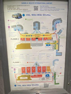 Wiki wiki shuttle route map