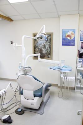 Our dental rooms are clean and open so you feel comfortable.