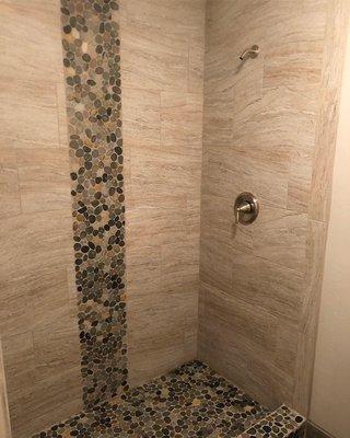 Master shower remodel