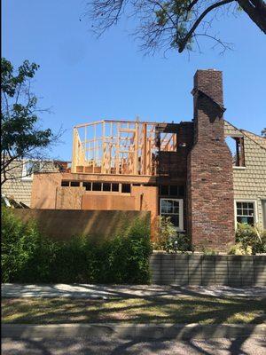 After a large fire at this home in Canoga Park, SERVPRO of Agoura / Calabasa / Hidden Hills completed mitigation on areas tha...