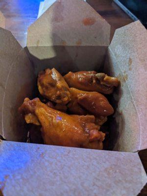 Bone-In "hot" buffalo wings