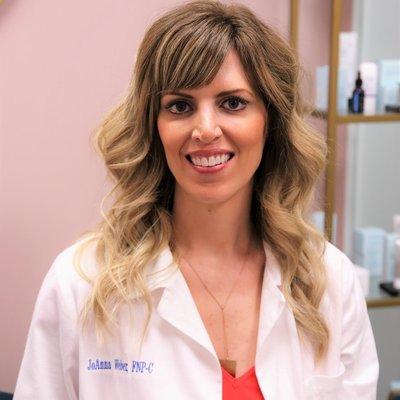 JoAnna is a board certified NP that specializes in cosmetic dermatology.  She is here to help you be the best version of you.