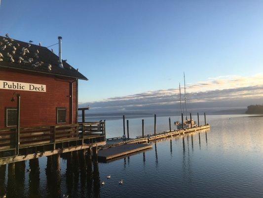 Sunrise at the Wharf