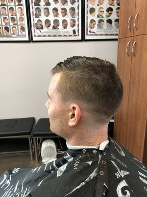 Low drop skin fade.