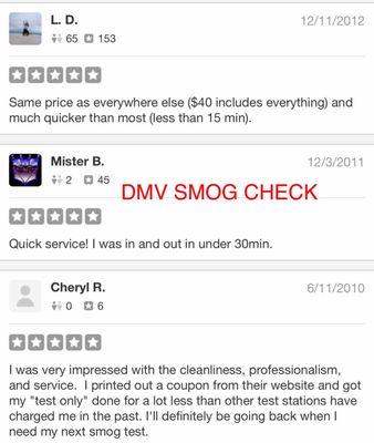 DMV SMOG CHECK IS AWESOME