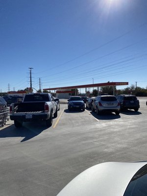 Fuel station and car wash