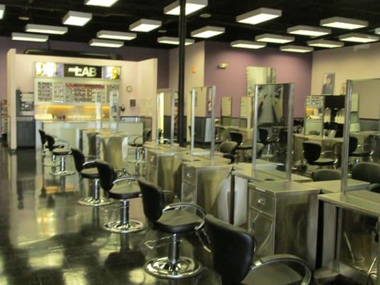 Pinnacle's state of art facility student salon.