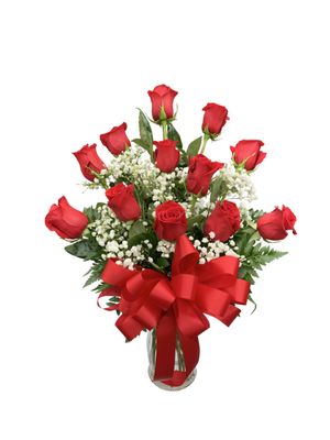 Red with Romance...https://www.dietzflowershop.com/valentines-day-flowers.php