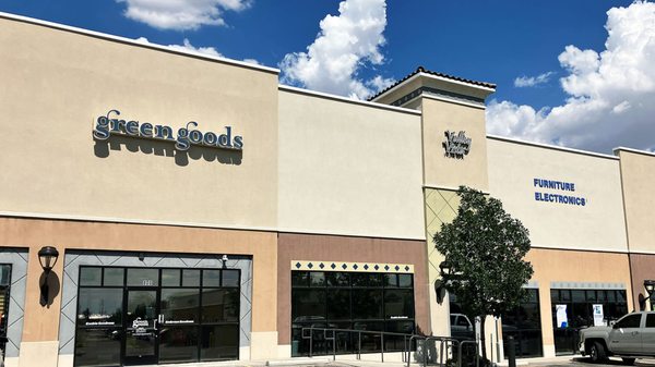 Green Goods dispensary storefront!