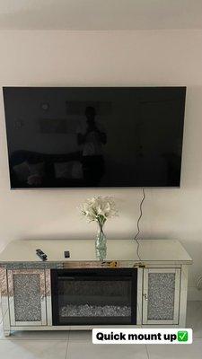 55" Tv Mounted