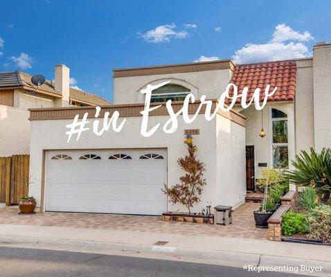 My happy buyer just opened escrow on this beautiful Buena Park Home!