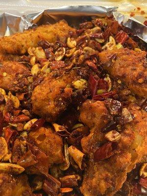 Spicy chicken wings