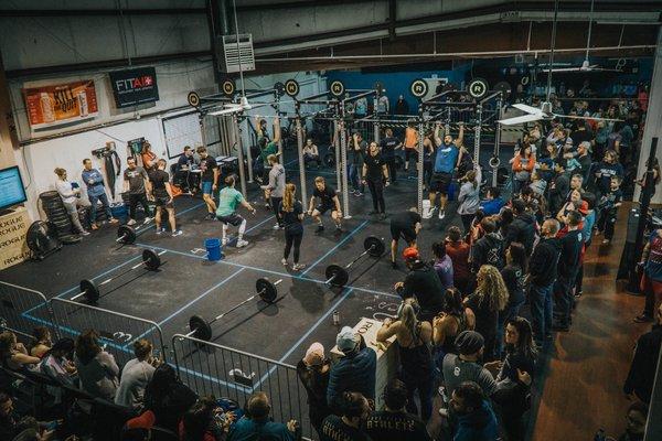 CrossFit competition at Fern Creek CrossFit