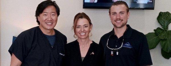 Drs. Kim, Austin, and Renas