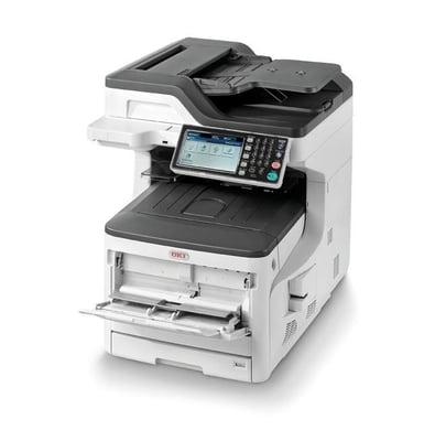 The OKI ES8473 comes standard with one main tray and the MPT (manual paper tray) as well as full color copying, printing, and...