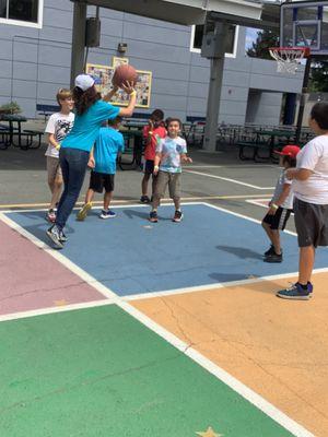 We are excited for basketball time at summer camp in Berkeley!