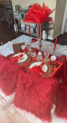 All Red Luxury Picnic