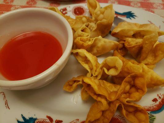 Cream cheese wontons