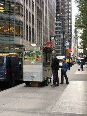 Fruit Salad, Fruit Smoothies Food Cart