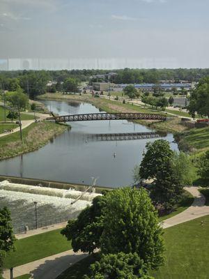 View of Flint River from the 7th floor